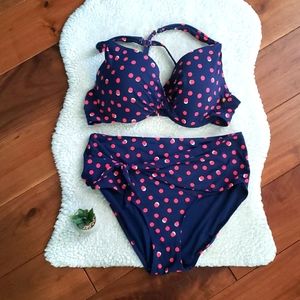 La vie en rose Polka dot Bikini Lg - D cup